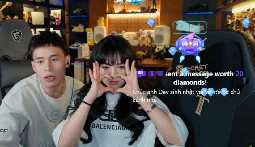 Hot girl Bảo Hân Helia flirts with boyfriend on stream, netizens continuously "check var" 1 edit screenshot 2024 12 23 112513 17349293981211903226156