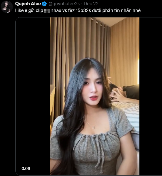 Allegations of Quỳnh Alee's Account Being Faked, Malicious Actors Using AI to Spread 18+ Altered Images 2 edit screenshot 2024 12 24 100031 17350120422761143153790