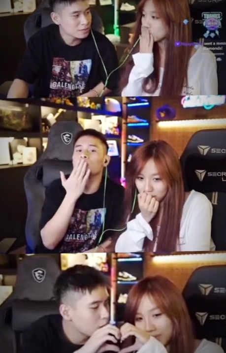 Hot girl Bảo Hân Helia flirts with boyfriend on stream, netizens continuously "check var" 6 screenshot 2024 12 23 112053 1734929359471624772527