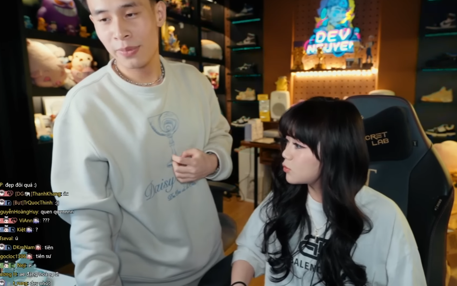 Hot girl Bảo Hân Helia flirts with boyfriend on stream, netizens continuously "check var" 3 screenshot 2024 12 23 112820 17349293593201415475458
