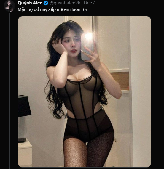 Allegations of Quỳnh Alee's Account Being Faked, Malicious Actors Using AI to Spread 18+ Altered Images 4 screenshot 2024 12 24 100245 1735012023786325091737