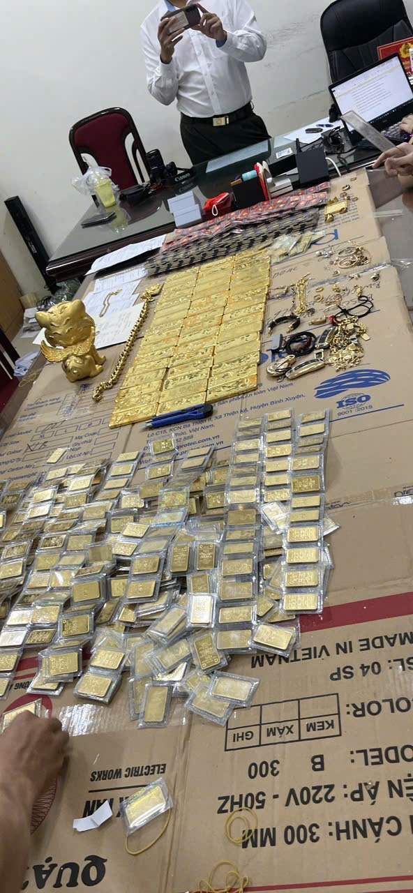 Images of Tiktoker Mr Pips After Arrest 4 A massive amount of gold seized in the case.