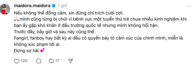 Mai Dora Surprises with Remarkable Statement Amid Tensions Between T1 and Fans 2 anh chup man hinh 2025 01 25 luc 123006 17377926227521950938923