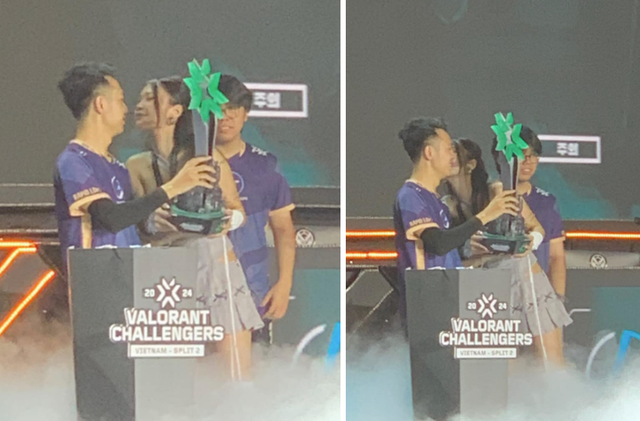 The Hot and Sensual Female MC Kisses Her Player Boyfriend on Stage, Male Player Shows Off His Pride 1 screenshot 2025 01 28 011754 1738001886873136862760