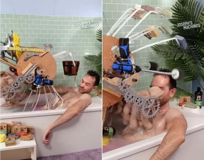 The Laziest YouTuber Invents a Robot Just to Take Baths 2 photo 1732594743294 1732594744291718605944