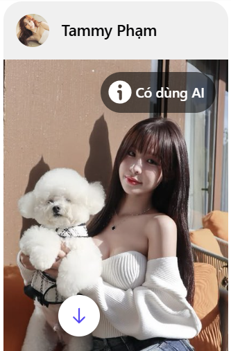 Hot Girl Tammy Phạm Shyly Shows Off Her Stunning Curves, So Much So That There's an AI 'Warning' 4 screenshot 2025 03 05 092822 17411432079761929456910