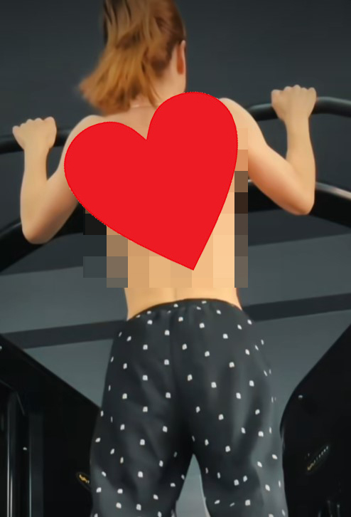 Female Gymgoer Causes Controversy by Not Wearing a Shirt on the Bar 2 2 17455743172401678156449 1745585184632 174558518501898977173