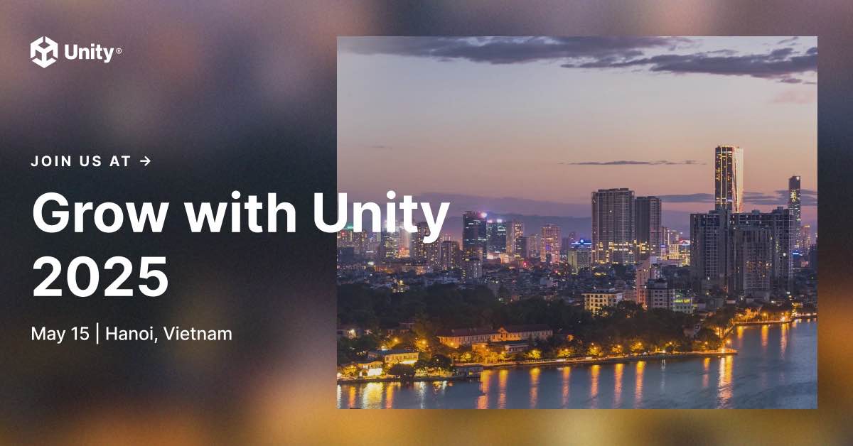 Register Today: Grow with Unity 2025 1 What will the event bring?