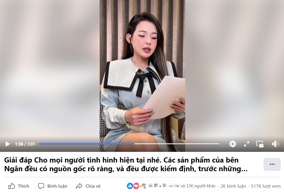 Ngân 98 Speaks Out Amid Controversy Over Weight Loss Products Allegedly Containing Banned Substances 1 Ngân 98 stated that she has submitted a complaint to the competent authorities for handling