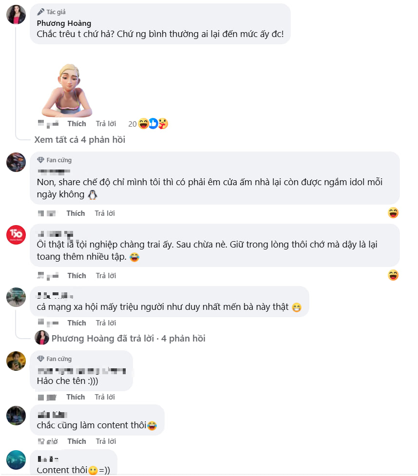 The Pretty Girl 'Usurping Tiểu Hý' Sends a Message to Male Fans After an Unprecedented Confession 7 The incident quickly garnered attention.