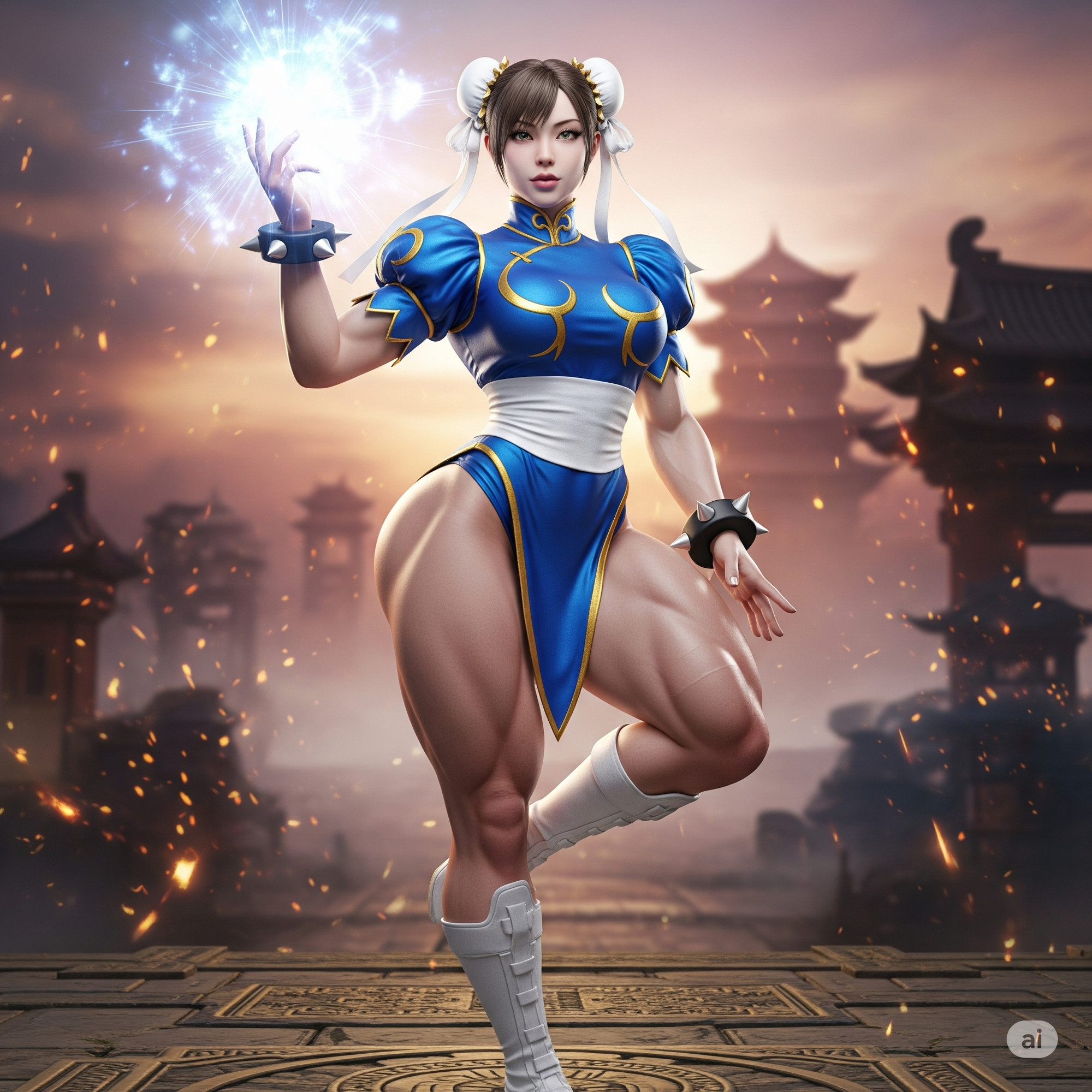 AI 'Revives' Chun-Li in a Stunning Way, Remembering the 'Hot' Cosplay by Le Bong! 10 geminigeneratedimagerbqhgwrbqhgwrbqh 1750998789863434615966 1750999710612 1750999710827344421201