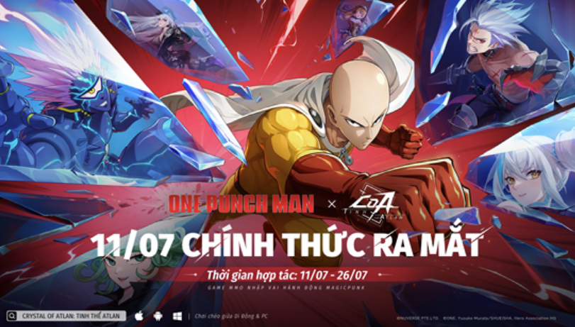 Crystal of Atlan: The Crystal of Atlan officially launches on 11/07! The collaboration with One-Punch Man promises to explode this summer 1 screenshot 2025 06 26 101251 1750907965129 1750907965856146138118