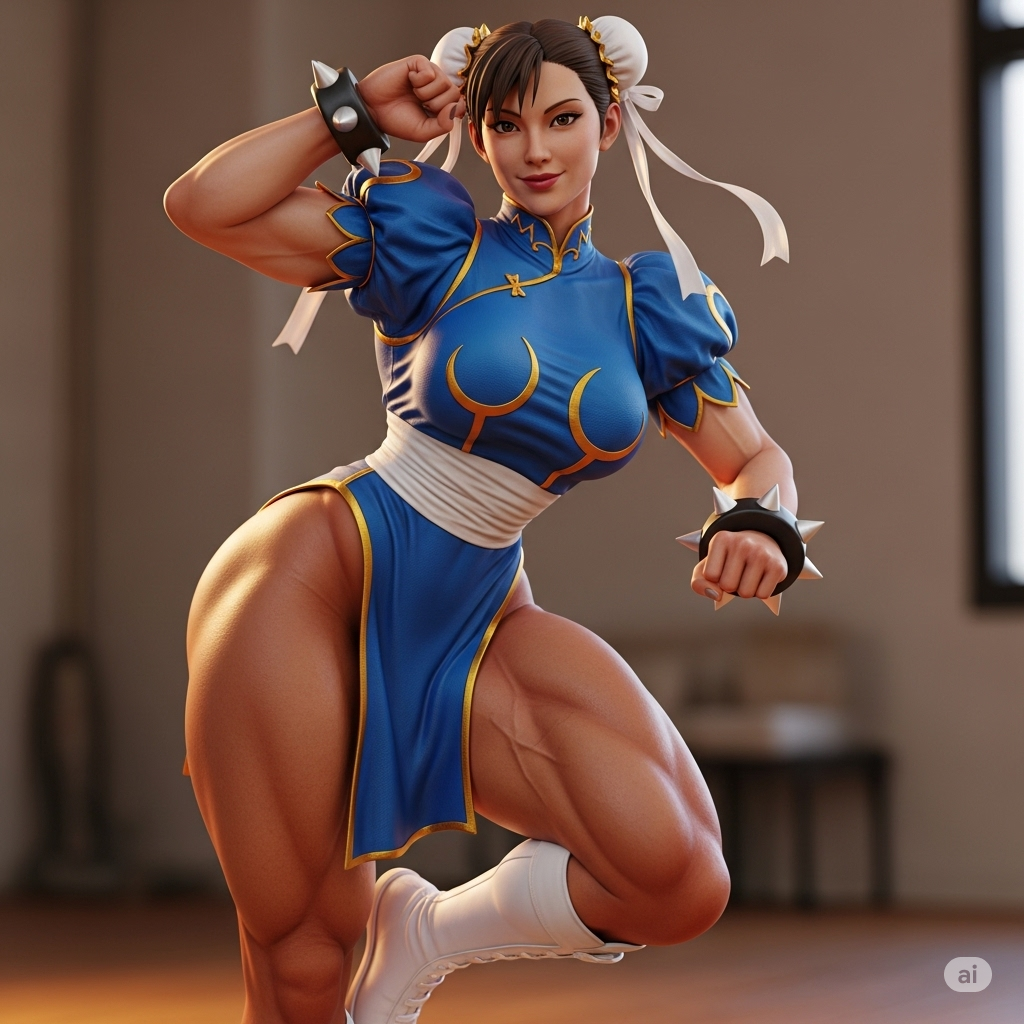 AI 'Revives' Chun-Li in a Stunning Way, Remembering the 'Hot' Cosplay by Le Bong! 5 unnamed 16 1750998789904319676611 1750999679483 1750999679655226558782