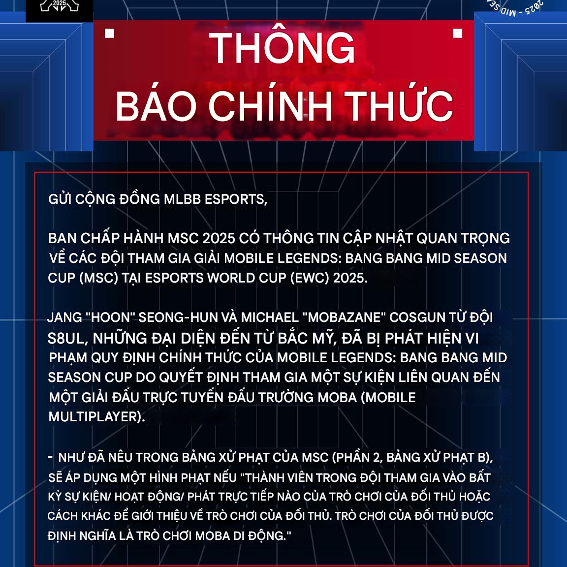 Watching the rival game's tournament, 2 players from the "world's top MOBA game" face "heavy consequences" 1 translatedimagevi 2 1751364064885 1751364065258753951562