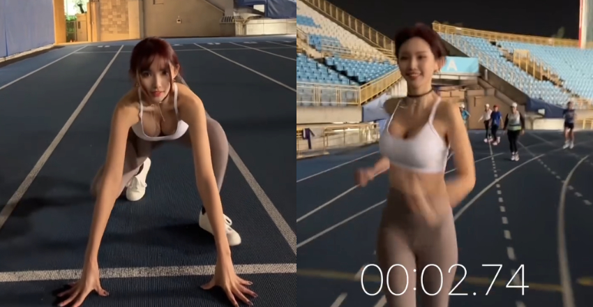 Hot Girl Goes Viral on Social Media, Showcases Impressive 100m Running Skills 1 photo 1755587688398 1755587688617670343956 1756868879388 17568688795701143675667 1756870049032 17568700491982145226786
