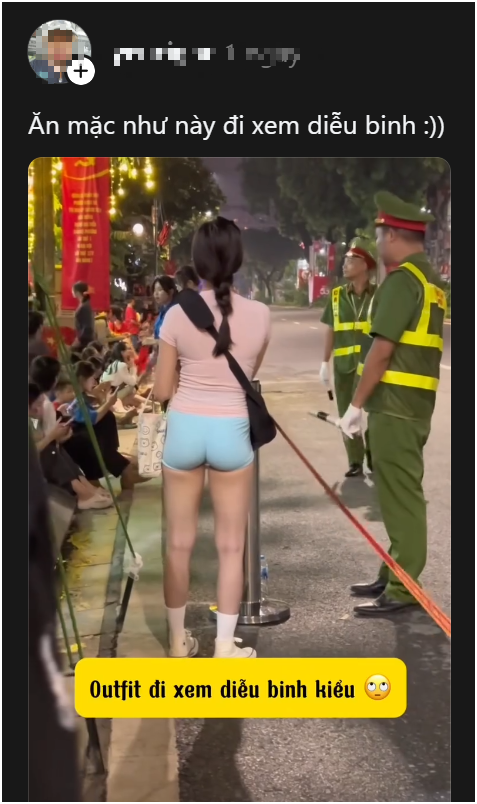 Wearing Gym Clothes to a Parade, Girl Faces Backlash for Unacceptable Behavior! 1 photo 1757055167454 17570551687701560140382