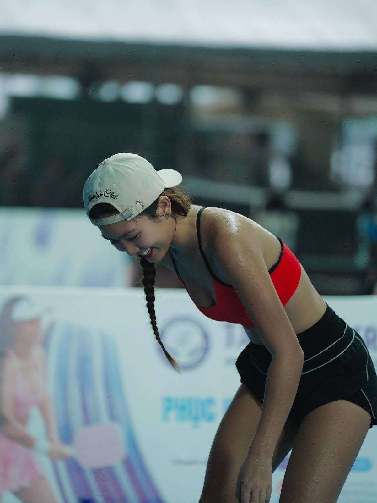 Hot girl pickleball transforms into a captivating muse 7 She captivates with her toned body and sporty vibe